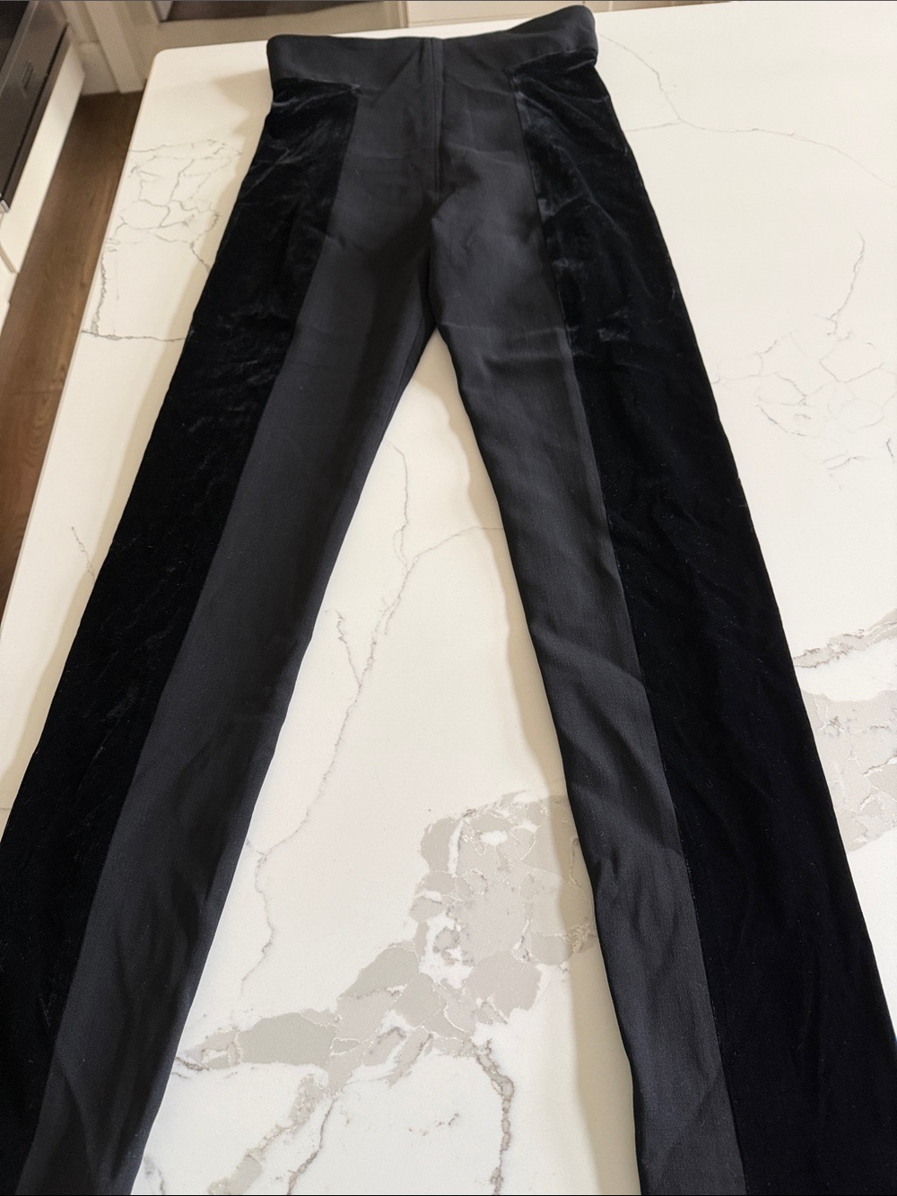 Jean Paul Gaultier Black Corduroy Panel Trousers